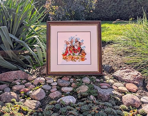 Vista 15 de RIOLIS - Perro salchicha 906, kits de punto de cruz para perros de 9,84 x 9,84 pulgadas, kits de punto de cruz contado, kits de punto de cruz