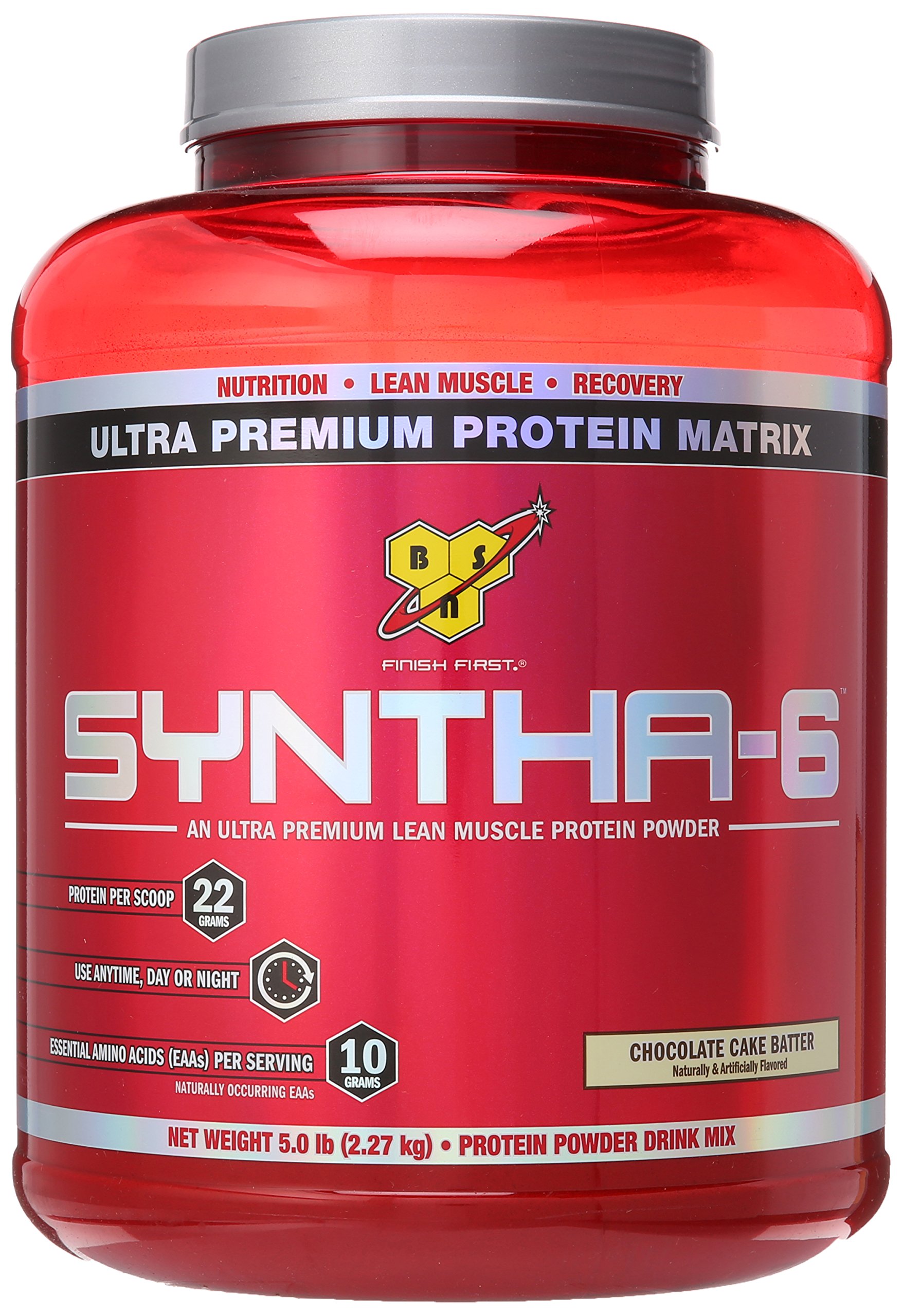 Syntha-6®, Ultra Premium Protein Matrix, Chocolate Cake Batter, 5 lb (2.27 kg)