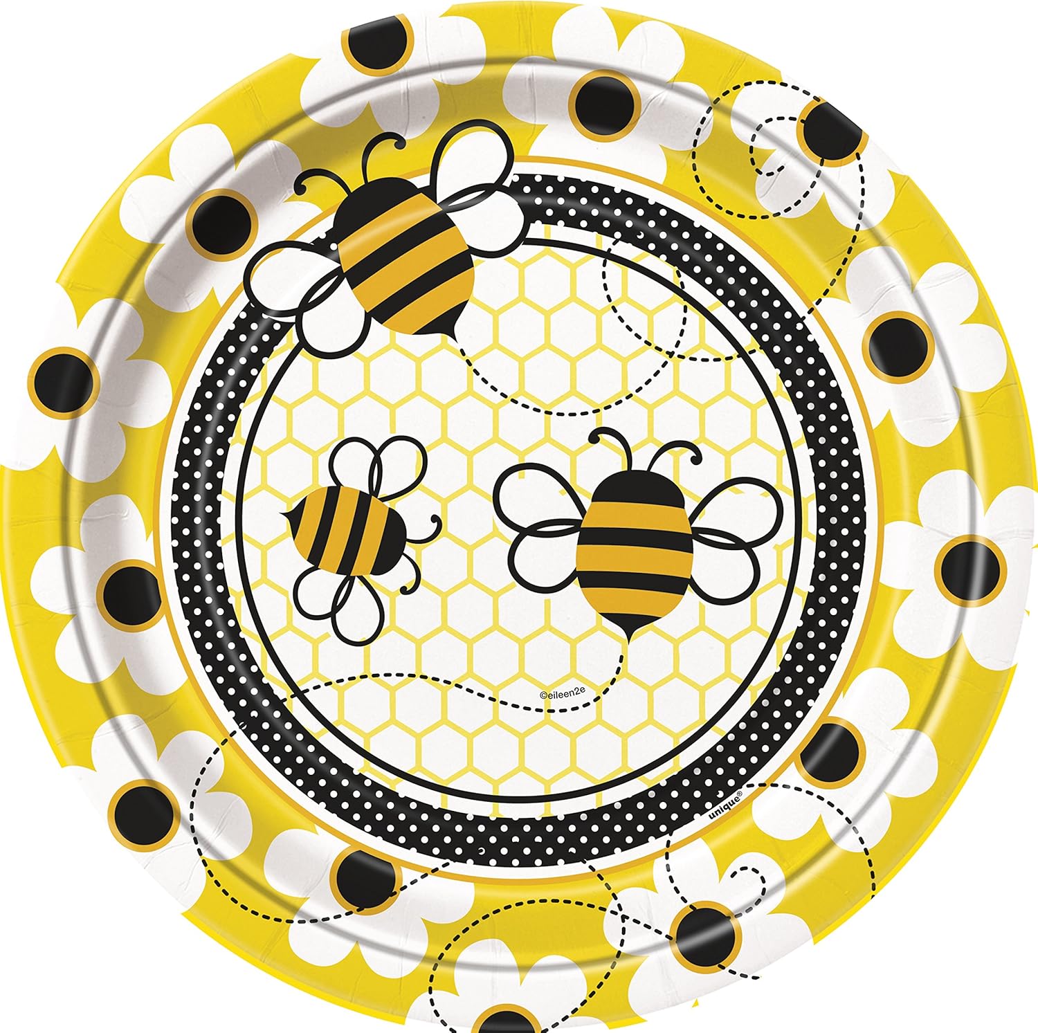 Amazon.com: Bumble Bee Dinner Plates, 8ct: Adult Sized Costumes: Home ...