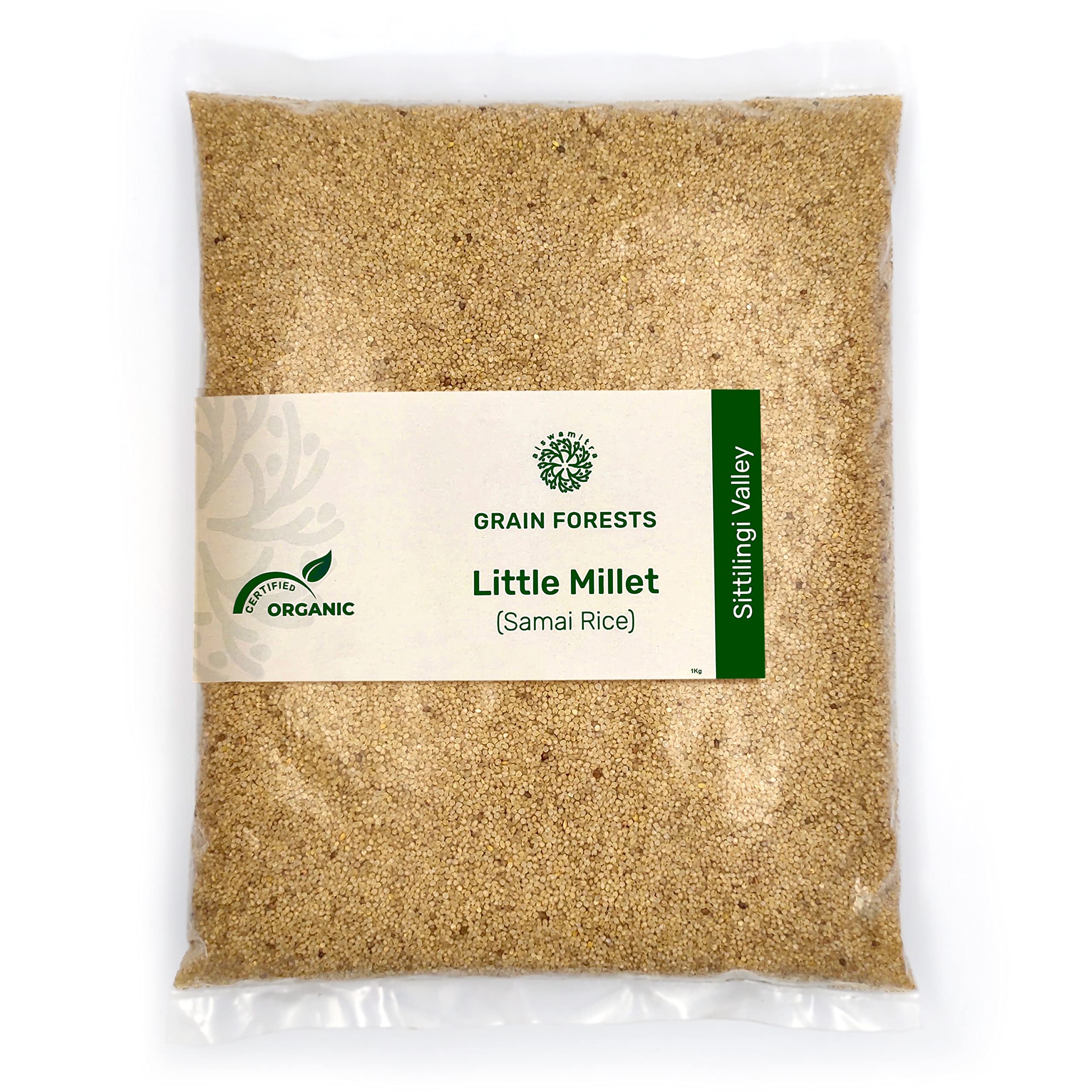 Buy Grain Forests Little Millet 1kg Low GI Millet Rice 100 More