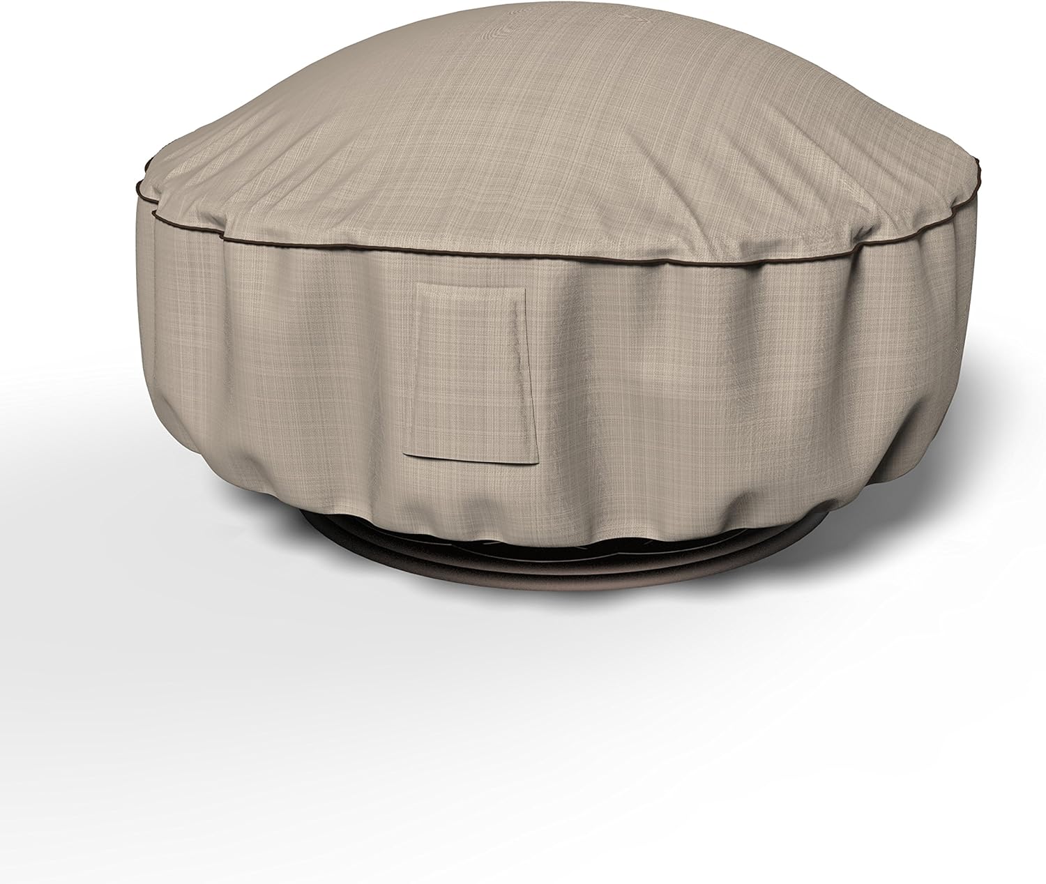 Budge NeverWet Mojave Patio Fire Pit Cover, Black Ivory