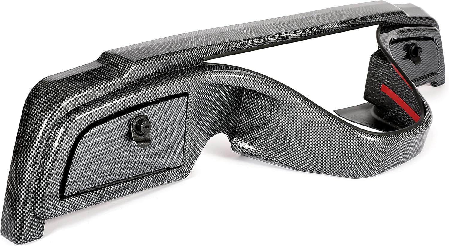 HECASA Plastic Golf Cart Dash Compatible with 2007-2016 Yamaha Drive & G29 Dash Board Cover Assembly w/Locking Doors Carbon Fiber Color Dash Panel