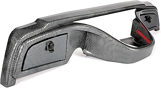 HECASA Plastic Golf Cart Dash Compatible with 2007-2016 Yamaha Drive & G29 Dash Board Cover Assembly w/Locking Doors Carbon Fiber Color Dash Panel