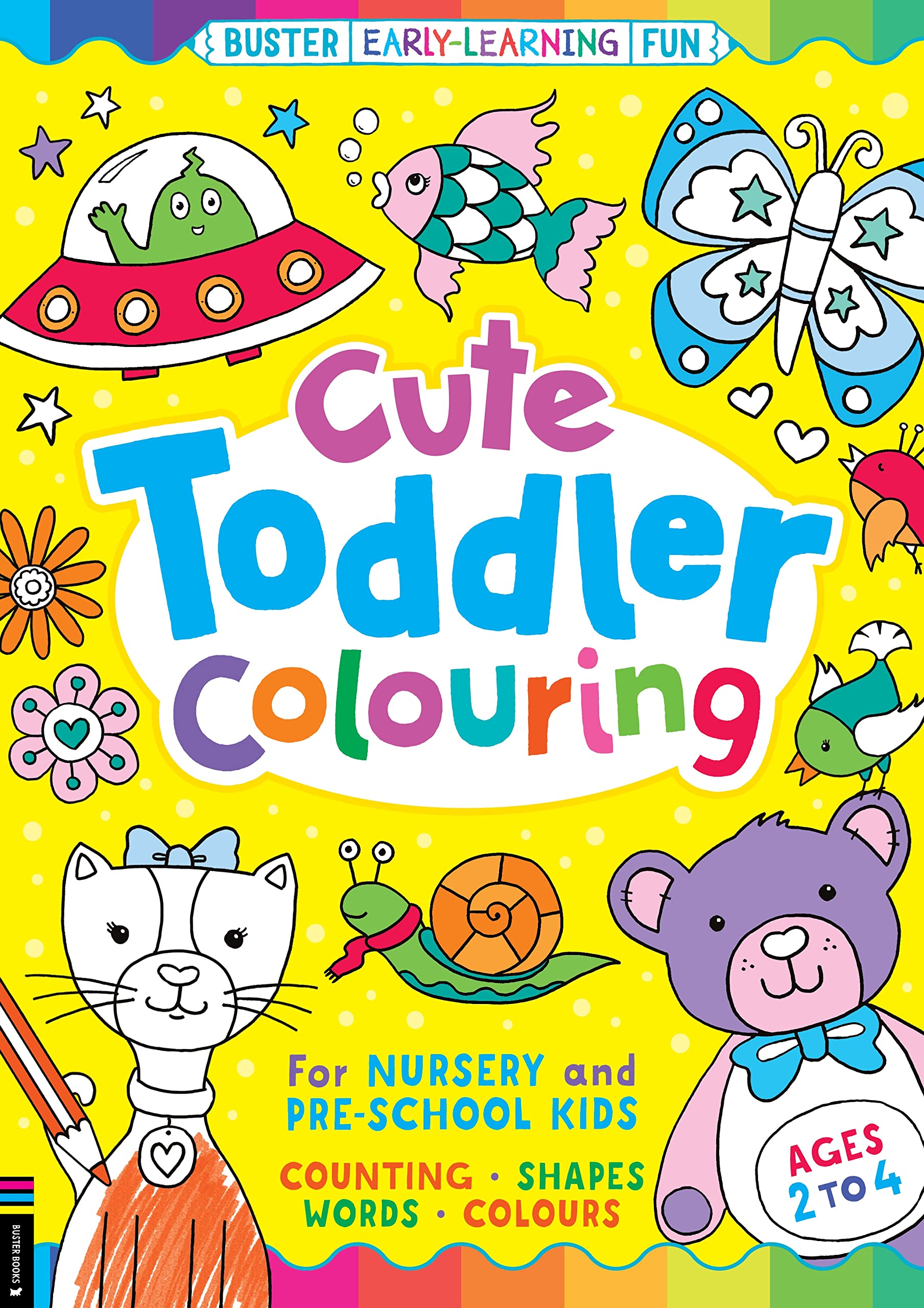 Cute Toddler Colouring : An Early-Learning Colouring Book for Nursery and ...