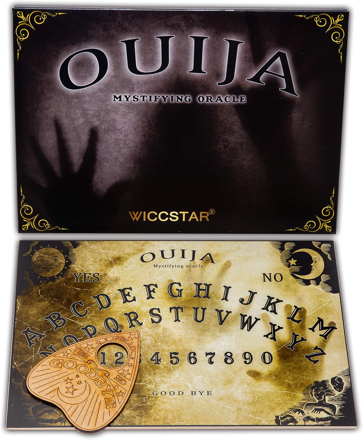 WICCSTAR Spirit Hunt Game with Planchette and Detailed Instruction