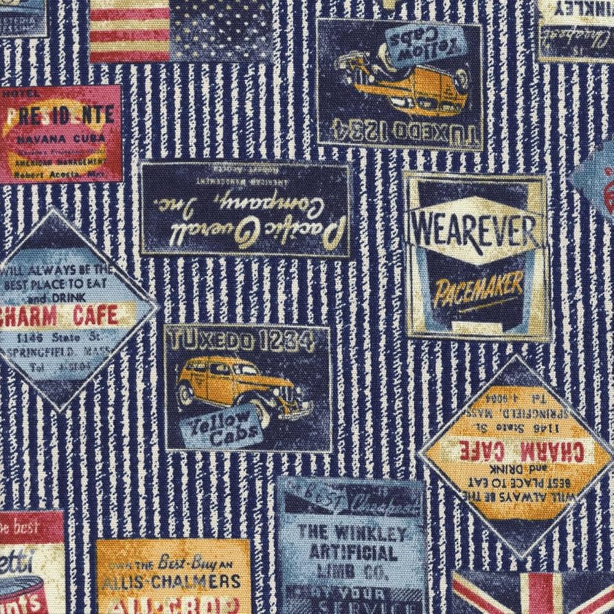 Amazon | 【FUWARI・染布 シリーズ オックス プリント】デニム調