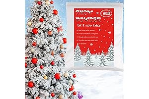 6 lbs Self-Adhesive Snow Flocking Powder for Christmas Decoration