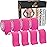 JB Tape Kinesiology Tape - 80 Precut 10-Inch Strips - Pink - Elastic, Latex-Free, Water Resistant - Athletic Muscle & Joint Support - 4 Rolls