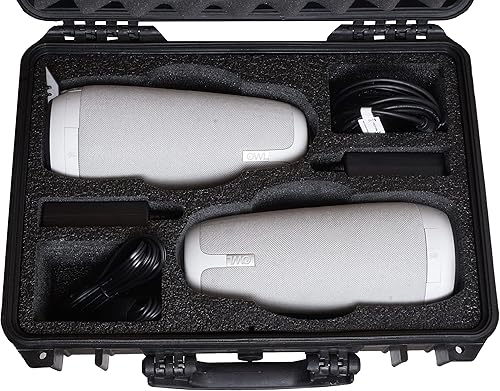 Miniatura 2 de Case Club La funda se adapta a 2 cámaras de conferencia de búhos de reunión. La funda impermeable tiene espuma precortada para adaptarse a x2