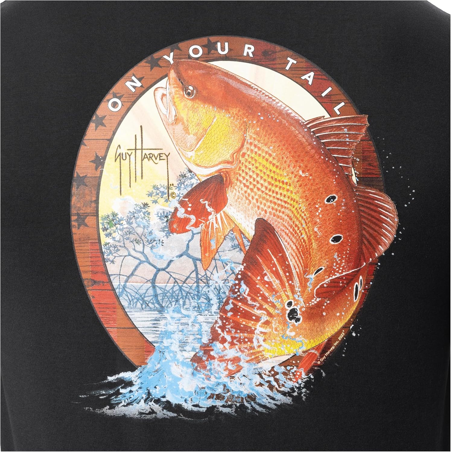 Guy Harvey Men’s Billfish Collection Short Sleeve Pocket T-Shirt - Image 3