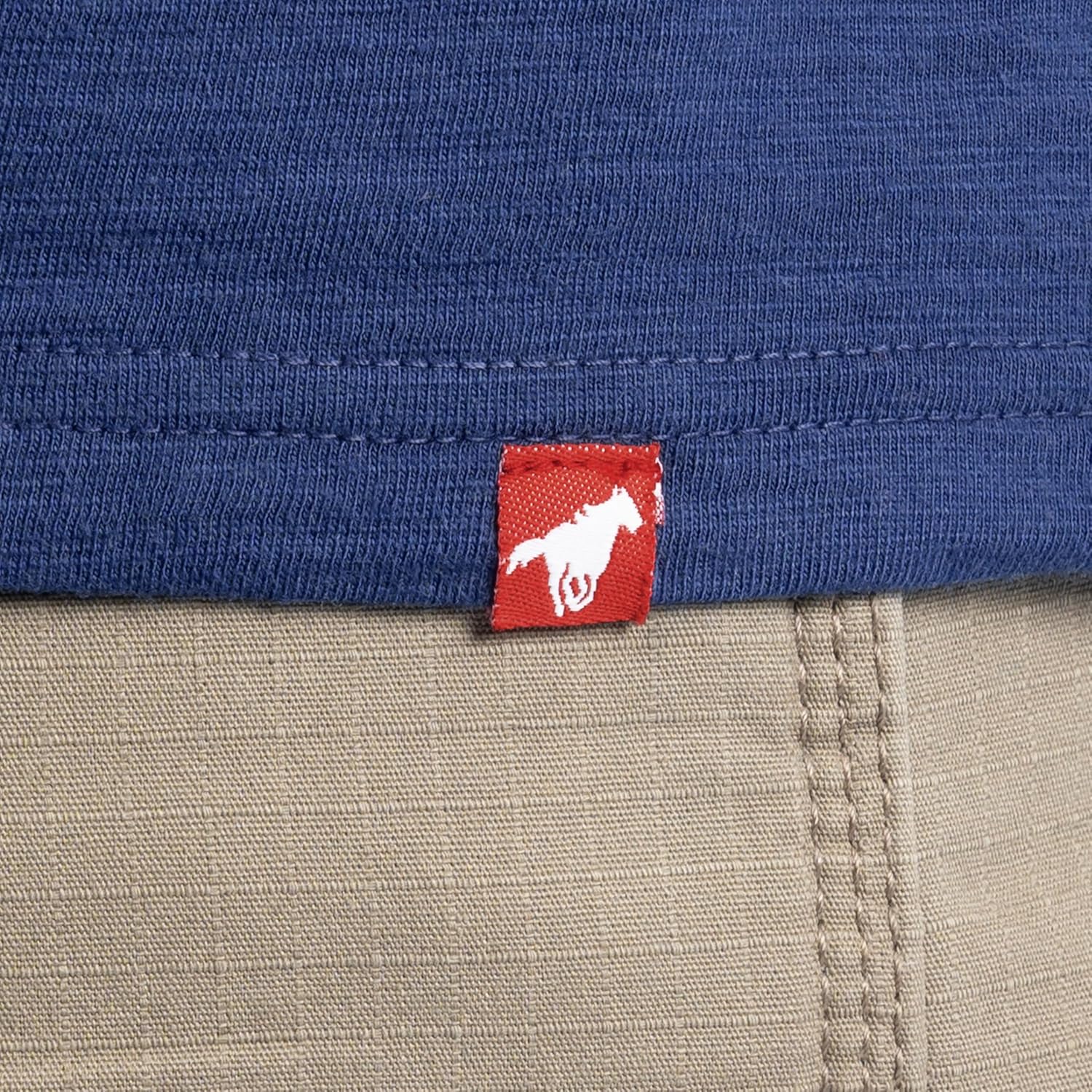 Wrangler Mens Short Sleeve Recycled Slub Jersey Workwear Henley T-Shirt - Image 4