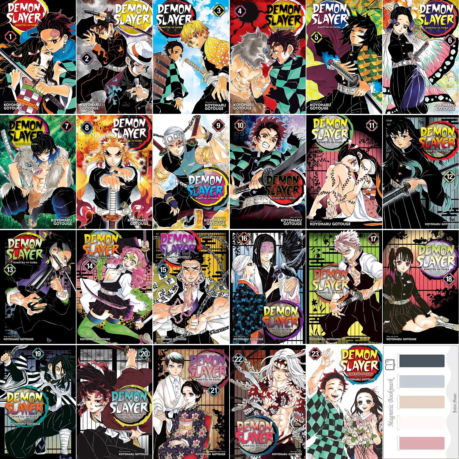 少年漫画 demon slayer(english ver.) Demon Slayer Manga: Include 1-23 volumes by Gotouge Koyoharu with