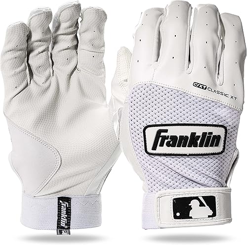 Franklin Sports MLB Classic XT - Guantes de bateo para adultos y jóvenes, guantes de bateo de béisbol y sóftbol