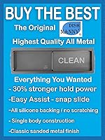 Vista 3 de Imán para lavavajillas de edición limitada premium para un aspecto único y elegante (negro inoxidable)