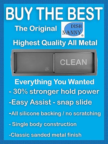 Miniatura 3 de Imán para lavavajillas de edición limitada premium para un aspecto único y elegante (negro inoxidable)