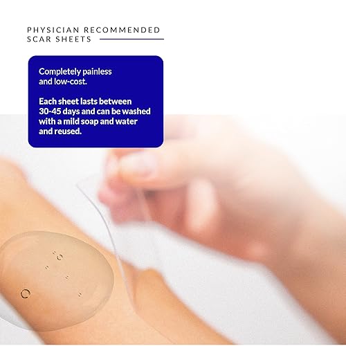 Miniatura 3 de Rejuvaskin Scar Fx - Cinta de silicona para cicatrices quirúrgicas medianas, cinta de silicona para cicatrices quirúrgicas medianas, cinta de