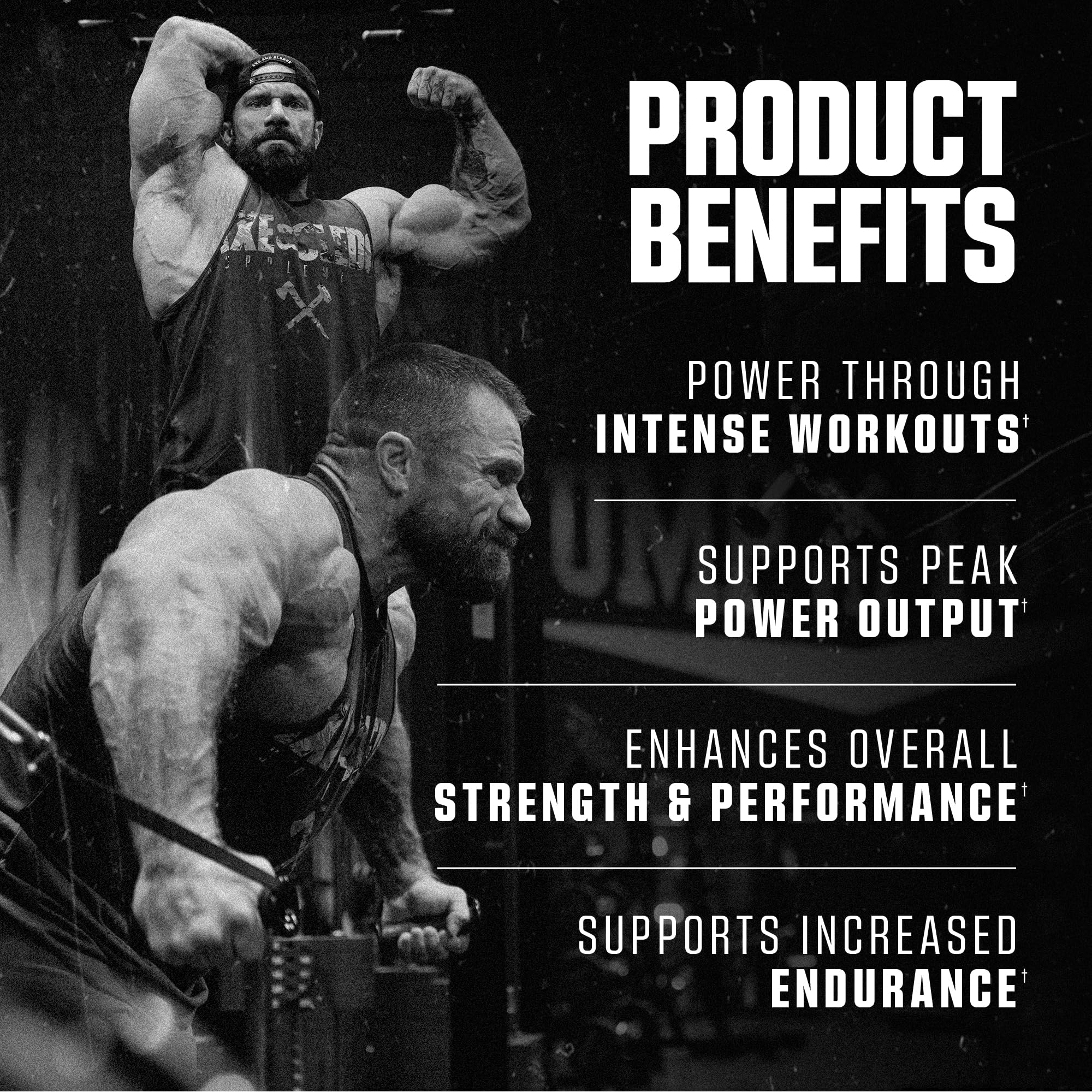 Axe & Sledge HWMF High Stim Pre-Workout Powder | 400mg Caffeine | Pre-Workout for Men & Women with Citrulline, Beta Alanine & Alpha GPC - Energy, Pump & Focus | 20/40 Servings, Sour Citrus Punch — Amazon image 6