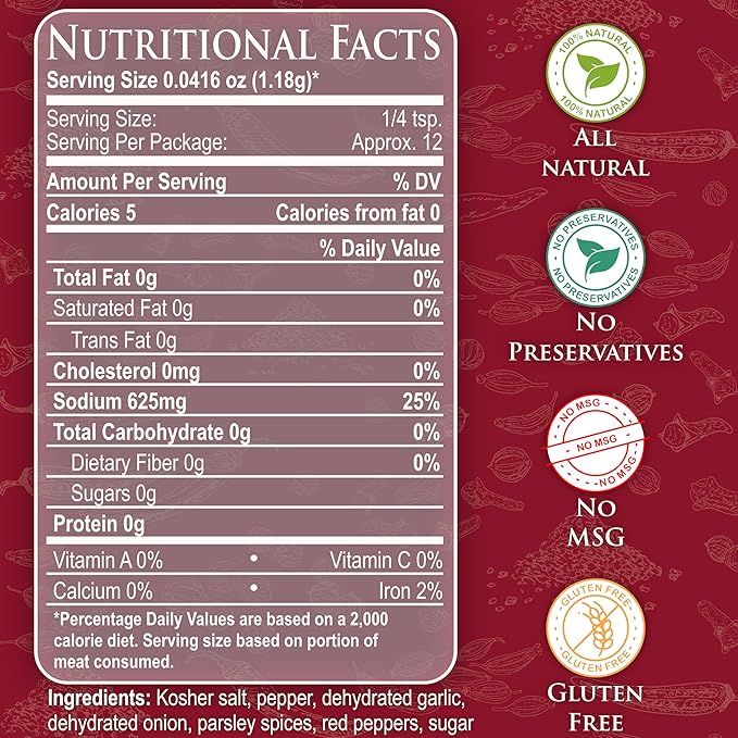 Sazonador para Hamburguesas My Family's, 3.6 oz miniatura 2