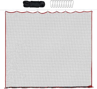 10x10 Ft Golf Net for Sports Practice - Indoor and Backyard Ball Target Hitting Net for Baseball, Softball Training