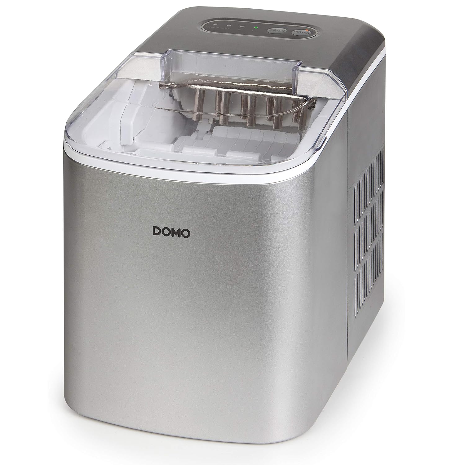 DOMO DO9200IB Ice Maker, side view