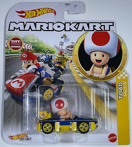 Hot Wheels - Mario Kart - Sapo - Mach 8 - Mint/NrMint Burbuja Envuelto en una Caja