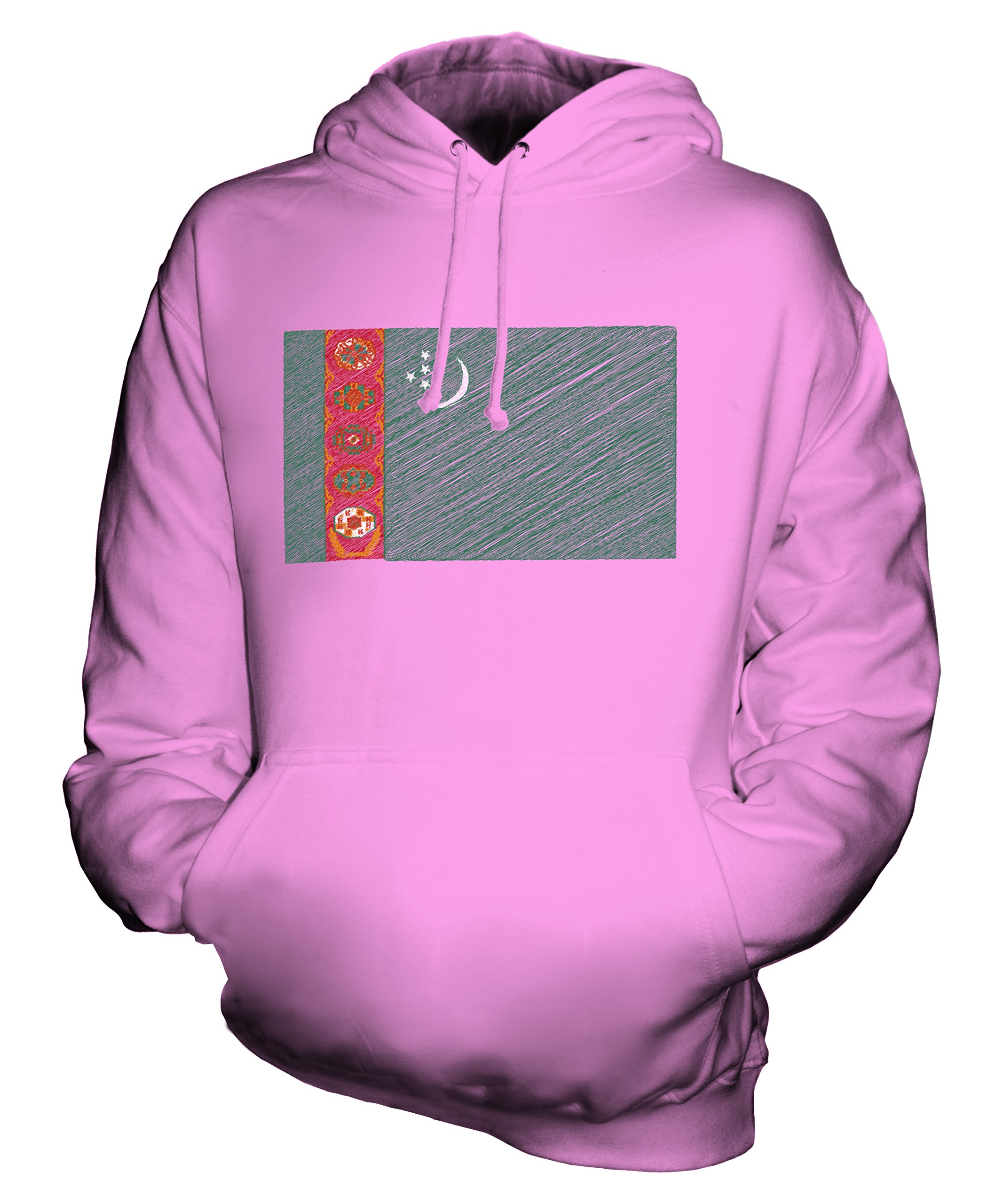 Pull à capuche Turkménistan unisexe - Sweat streetwear imprimé drapeau Candymix