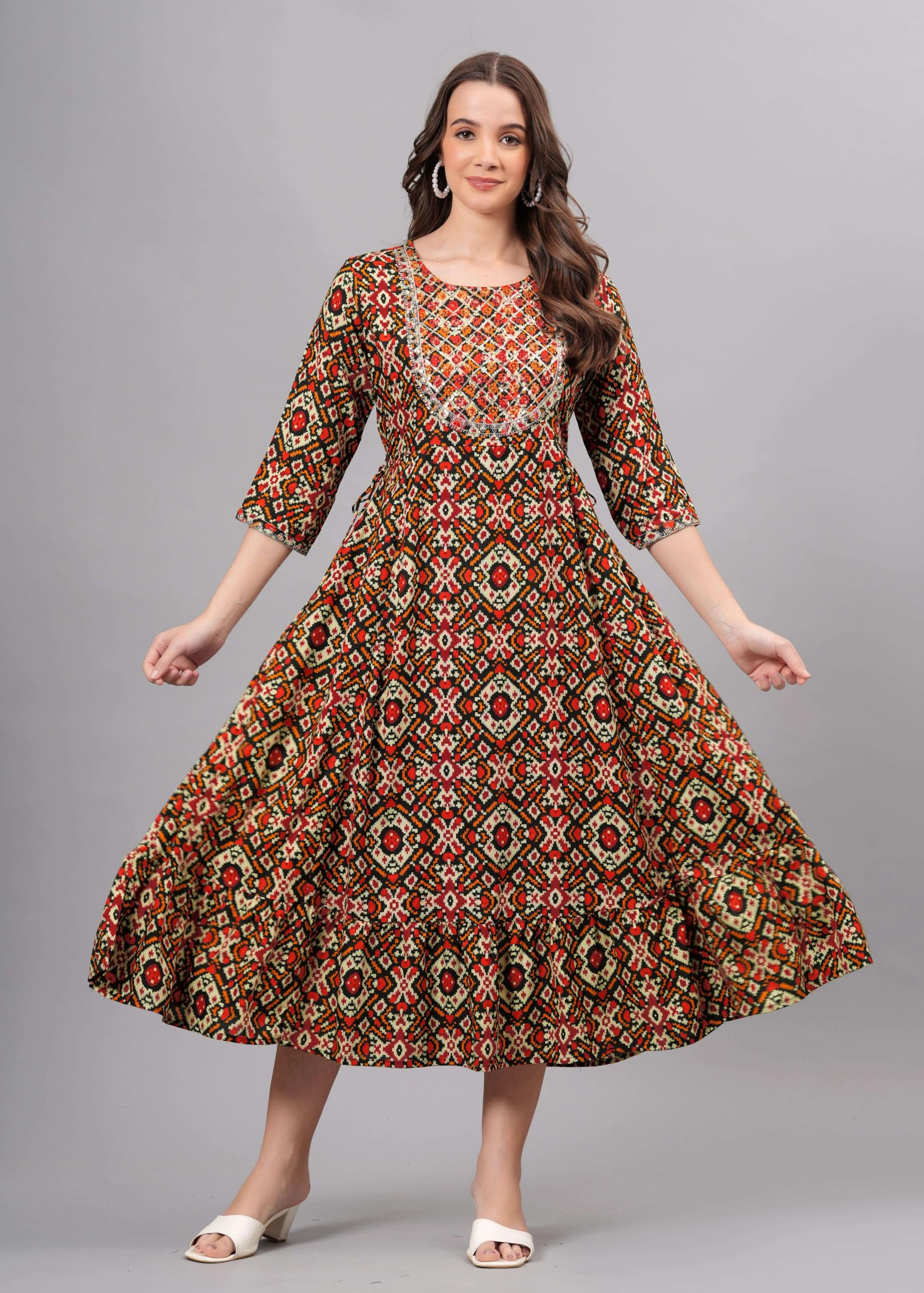 Indyjskie damskie Anarkali długie kurta kurtis dla kobiet
