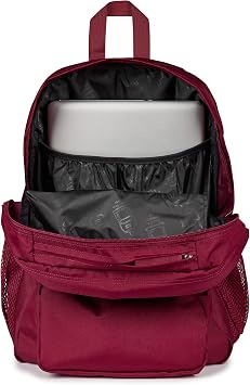 JANSPORT Big Day Pack Large Backpack, 15 Inch Laptop Compartment, 43.5 x 19 x 32.5 cm, Russet Red, Red