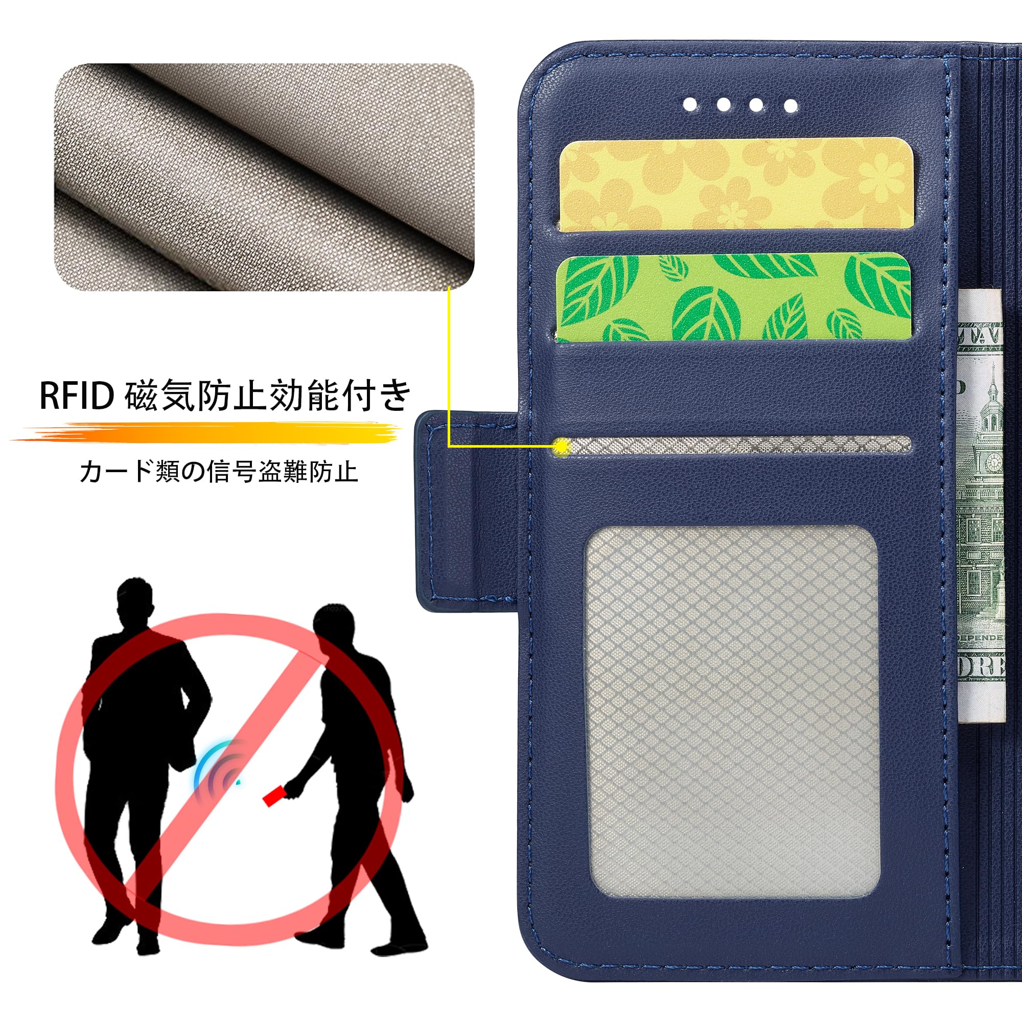 Amazon.co.jp: AQUOS wish 4 ケース手帳型 SH-52E A402SH ケース