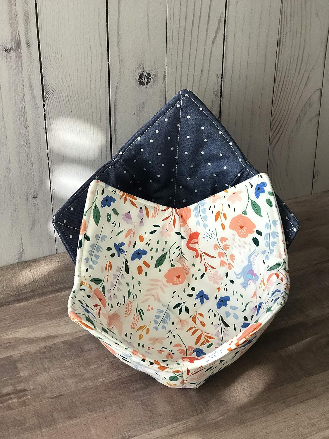 Set of 2 Microwave Bowl Cozy Soup Holder Potholder