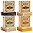 360Feel Mens Bar Soap - Made in the USA - Castile Handmade All Natural Cold Processed - Includes 4 Bold Masculine Scents: Bay Rum, Pine Tar Black Soap bar, Patchouli & Island Citrus (5oz, 4-Pack)
