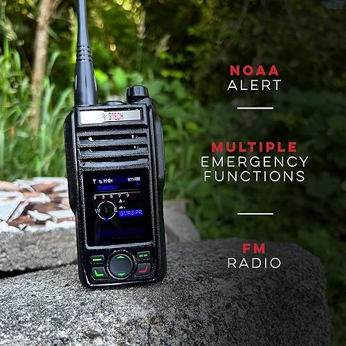 Miniatura 8 de BTECH GMRS-PRO IP67 - Radio bidireccional impermeable GMRS con Bluetooth y GPS, programable por aplicación, repetidor GMRS, con receptor de escaneo