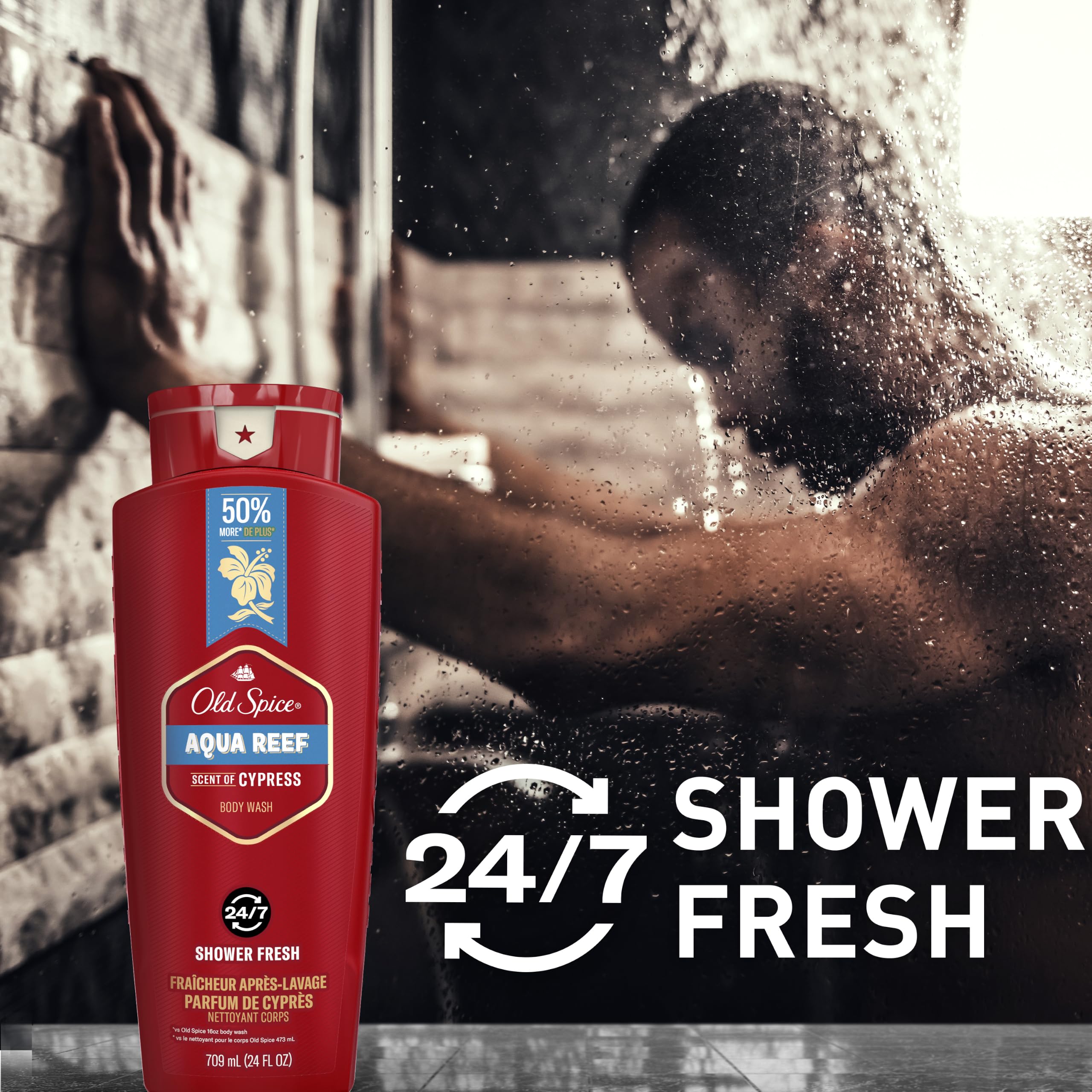 Amazon | OLD SPICE (オールドスパイス) BODY WASH AQUA REEF 24oz