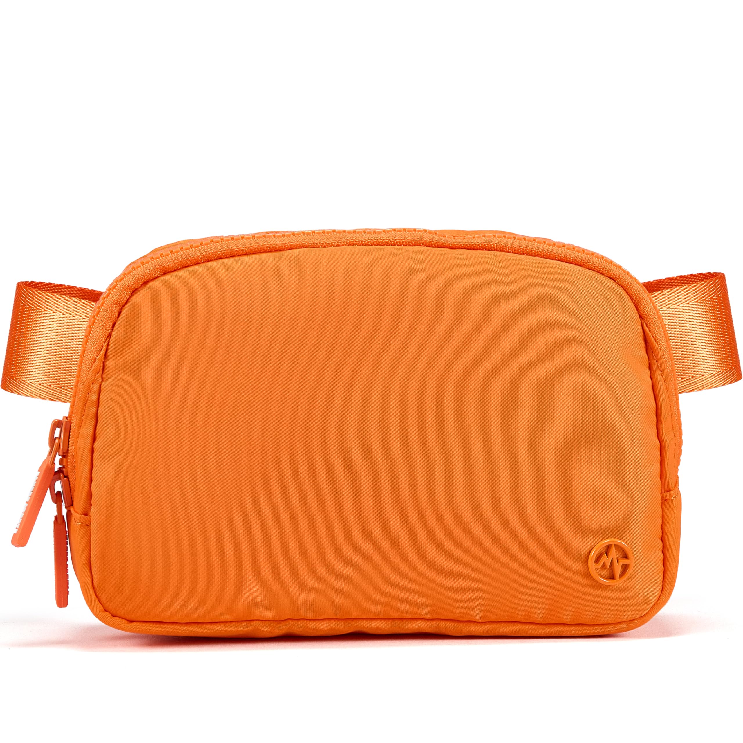 Pander Nylon Fanny Pack for Women, Two-Way Zipper Crossbody Bag
