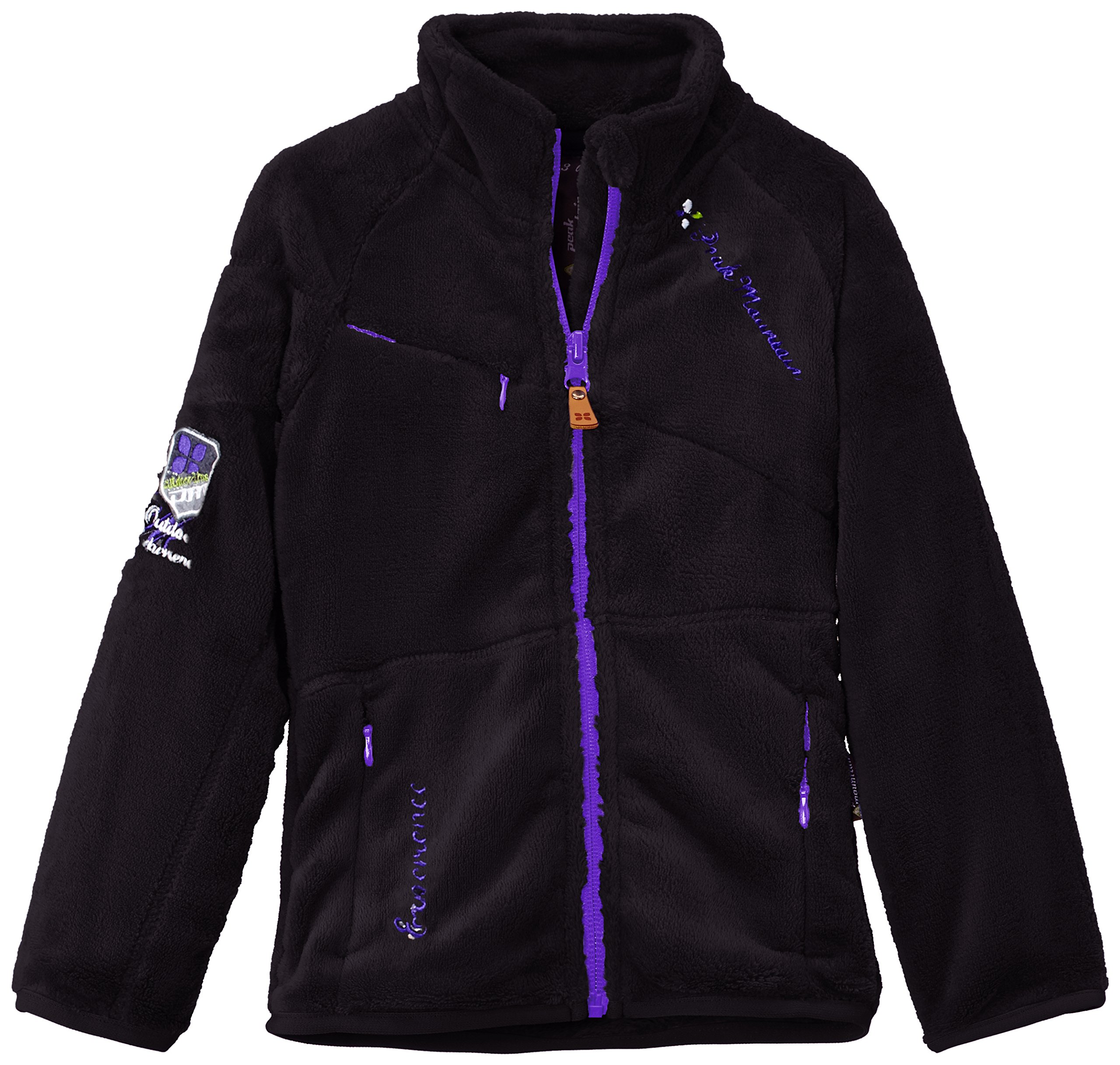 Peak Mountain Falono/xj Blouson polaire coral Sherpa Fille