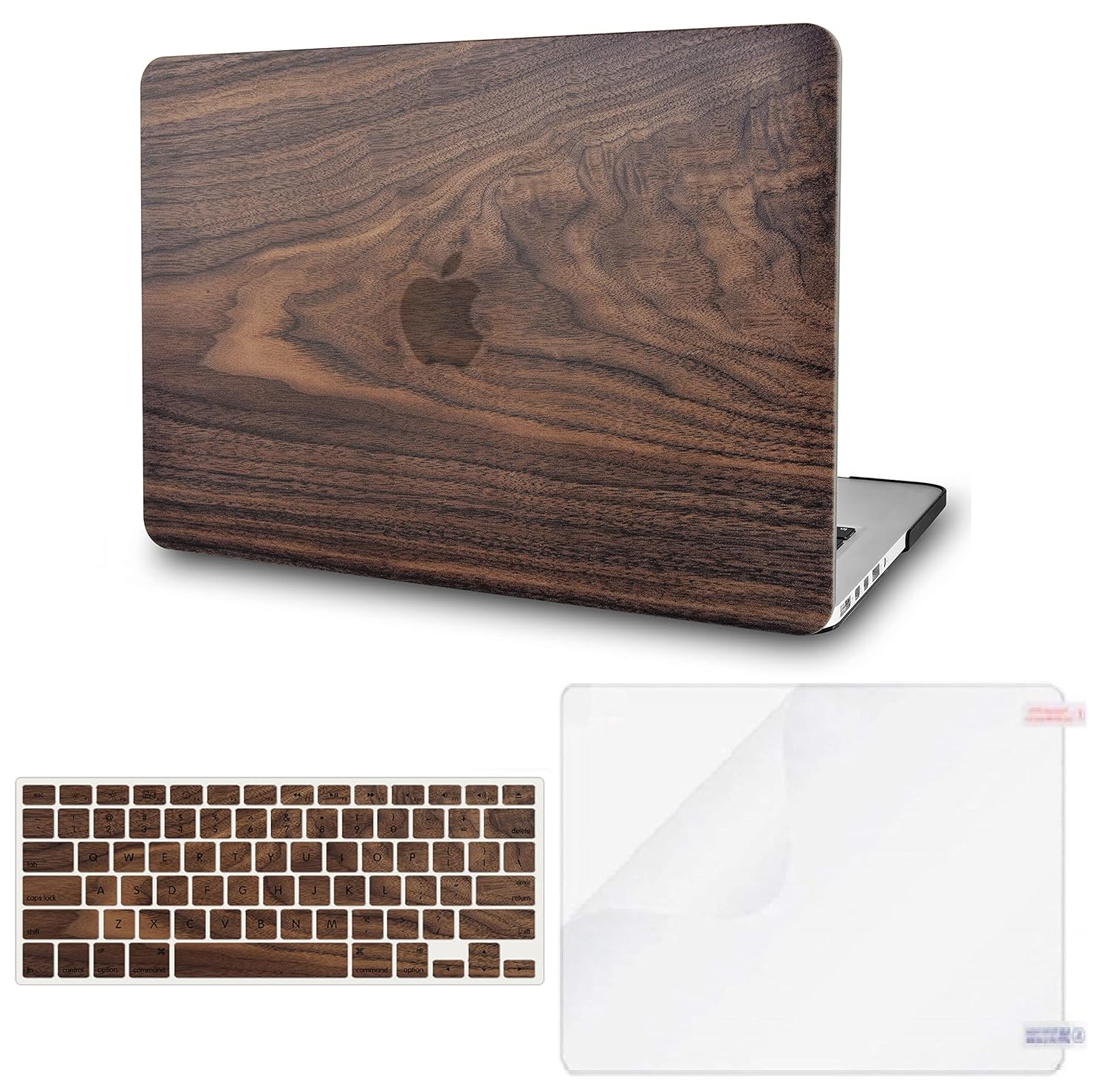wood laptop case
