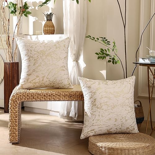 Miniatura 6 de Holibeat Fundas de almohada de felpilla para sofá, decoración del sofá, el hogar, se venden 18 x 18 pulgadas, sin relleno, solo fundas (paquete de