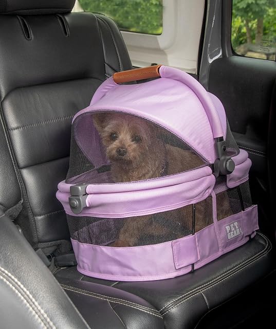 Foto 5 de 7 de Pet Gear, Transportín ultraligero sin cremallera de vista 360º para mascotas, perros pequeños y gatos