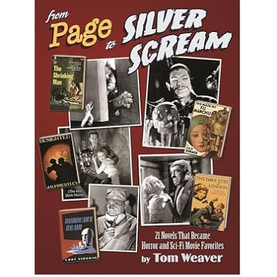 Page to Silver Scream - 21 Novels That Became Horror and Sci-Fi Movie Favorites
