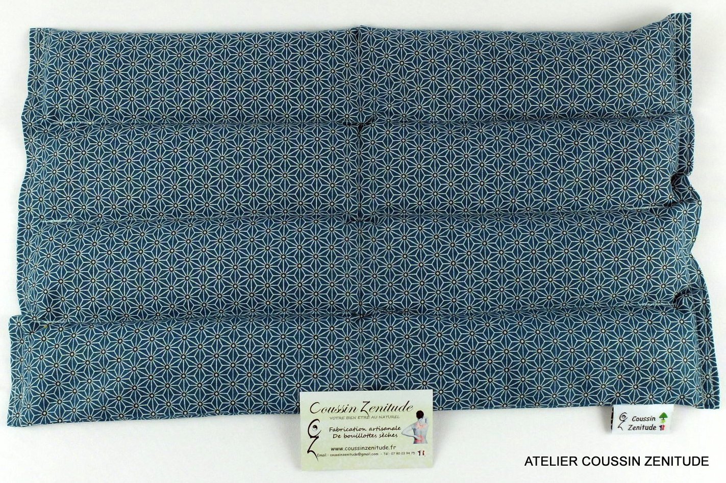BOUILLOTTE GRAINE DE LIN BIO 100% FABRICATION ARTISANALE FRANCAISE - LOMBAIRE NAKANO B