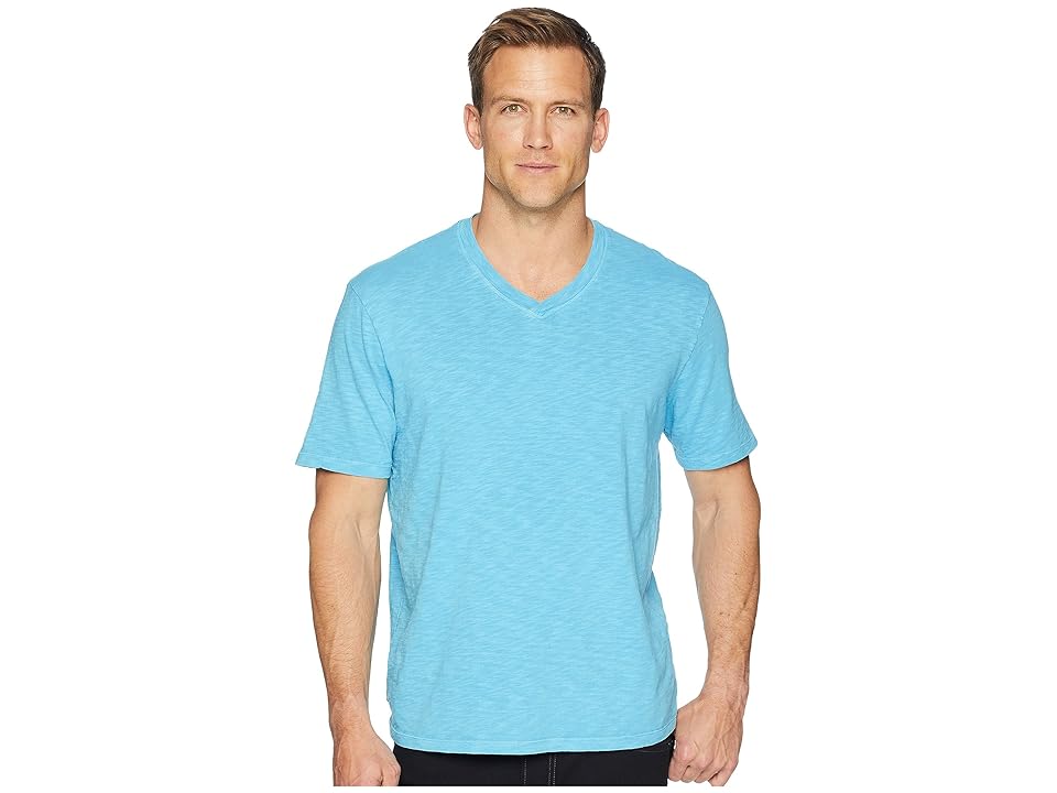 

Mod-o-doc El Porto Short Sleeve V-Neck Tee (Swell Blue) Men's T Shirt