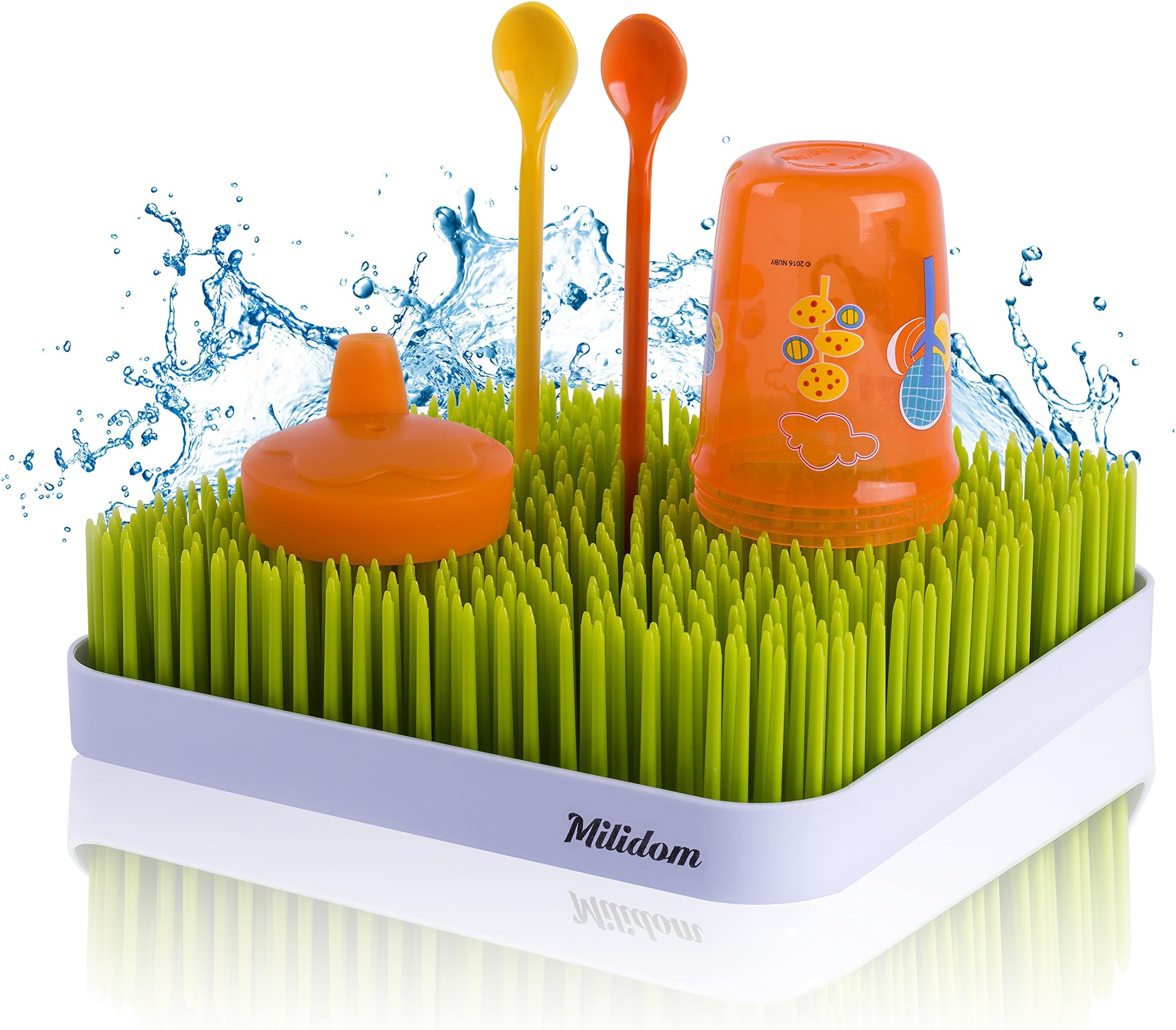 Milidom dish rack for Gerschirr, bottles, shaker, baby bottles and accessories