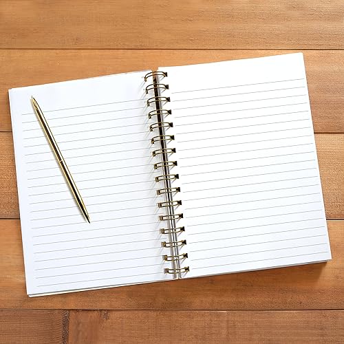 Miniatura 5 de Designer Greetings, Designer Papers - Diario de tapa flexible con banda elástica, mármol con frase "Dream Big", 320 hojas (6 x 8.25 pulgadas), para