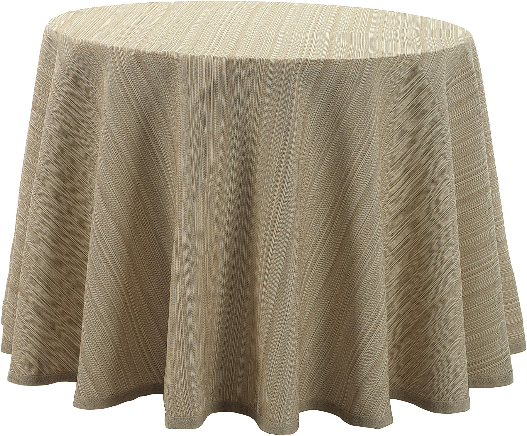 Martina Home Table Skirt Model Ribera Model Redonda de 90 ecru