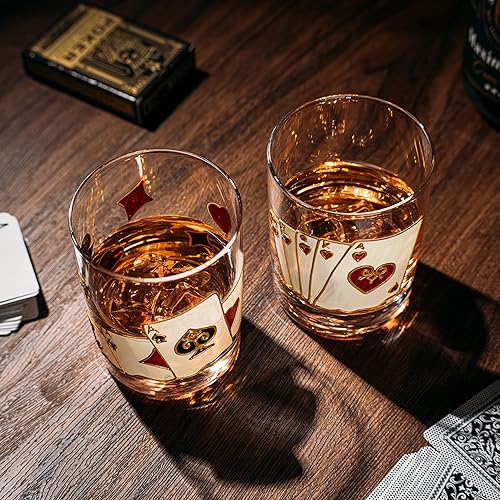 Miniatura 5 de The Wine Savant Juego de 2 vasos de agua, vino y whisky pintados a mano, artesanales pintados a mano, cristalería, idea de regalo para él,