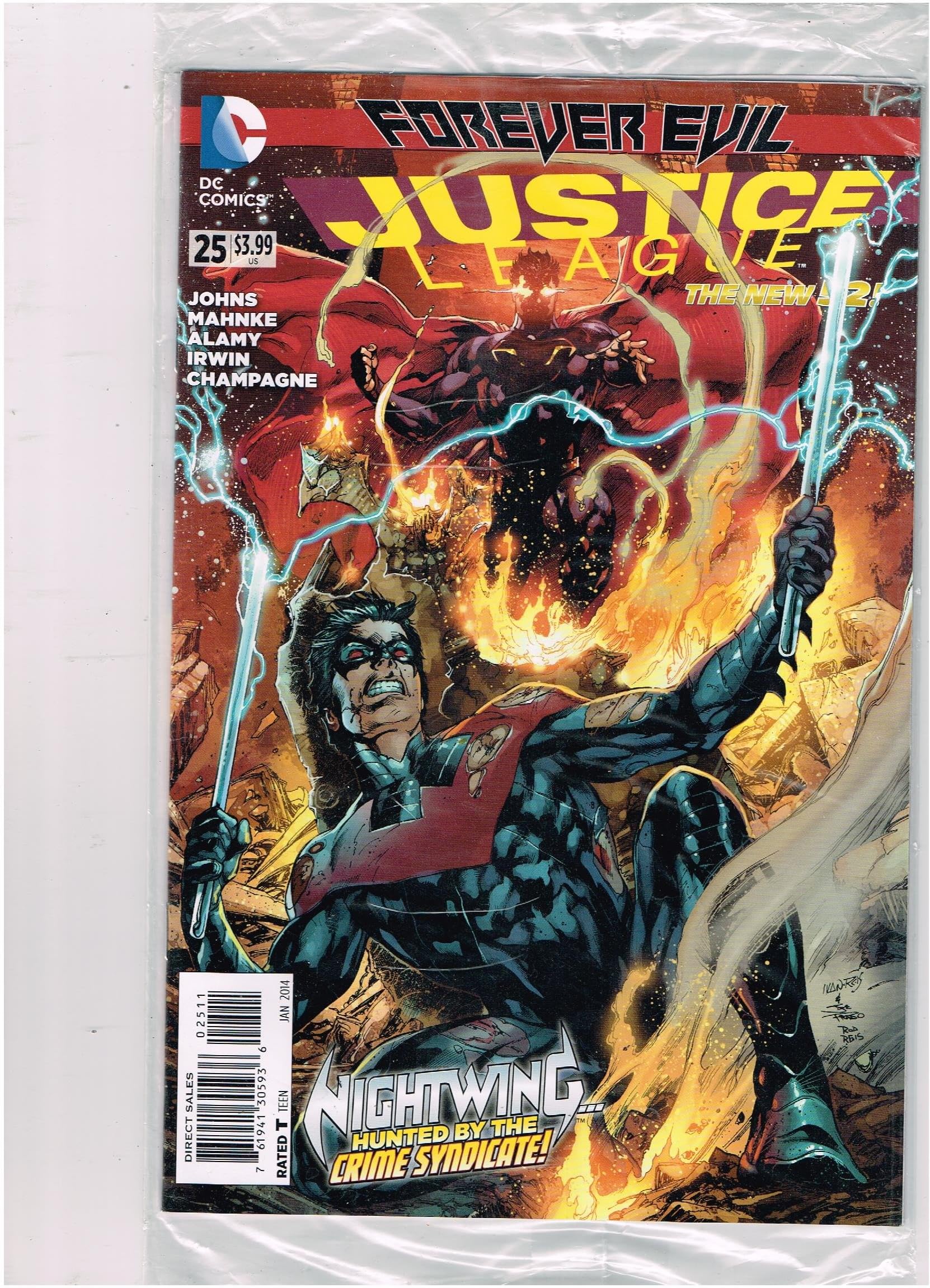 J.L. #25 DC Comic (Jan 2014) The New 52
