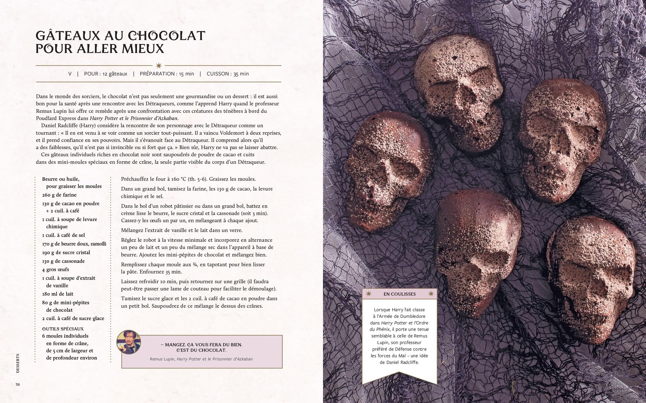 Harry Potter Le livre de recettes officiel: Plus de 70 recettes ensorcelantes pour régaler les sorciers du monde entier !