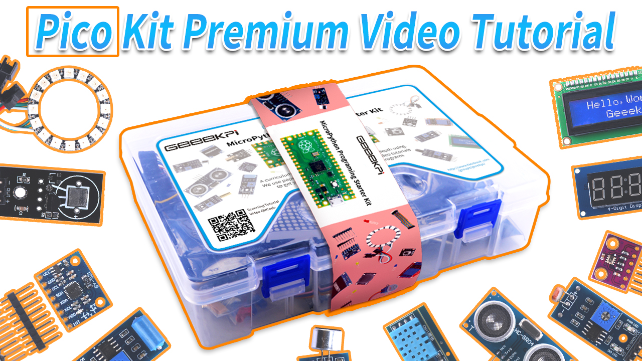 Watch GeeekPi MicroPython Programing Kit for Raspberry Pi Pico on ...