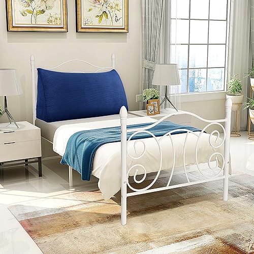 Miniatura 6 de Almohada de cuña para cabecero, tamaño Queen XXL, almohada para respaldo de cama, cojín de respaldo para leer, ver la televisión, trabajar sentado