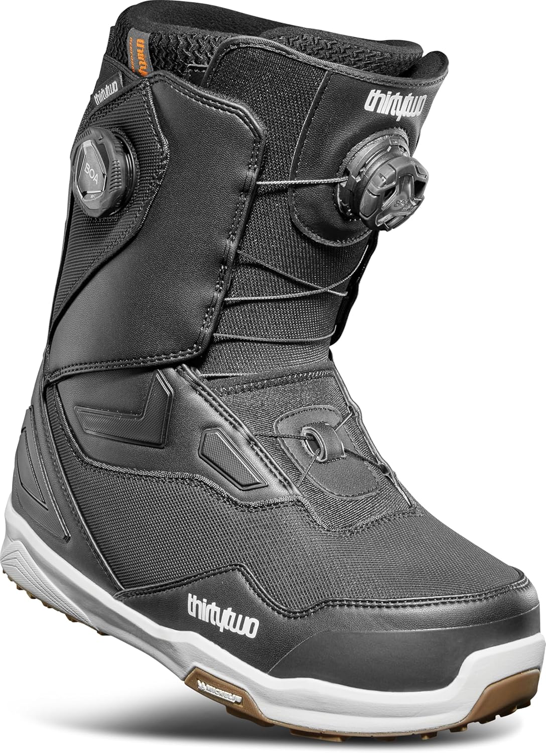 ThirtyTwo TM-2 Double Boa Snowboard Boots - Snowboard Boots with Dual-Zone Lacing & Grippy Outsole
